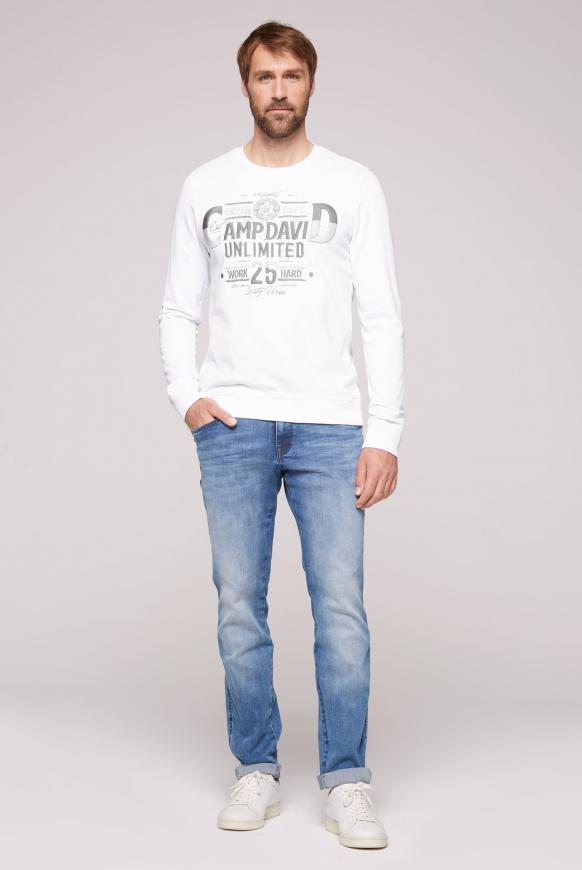 Sweatshirt mit gesticktem Logo Artwork