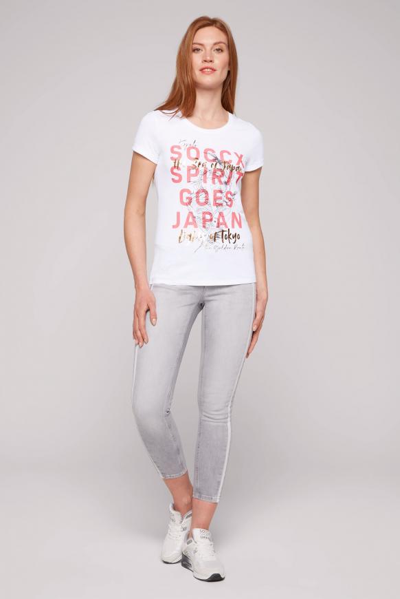 T-Shirt mit Glamour Artwork