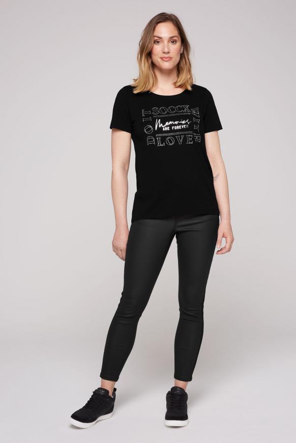 T-Shirt mit Kunstdruck