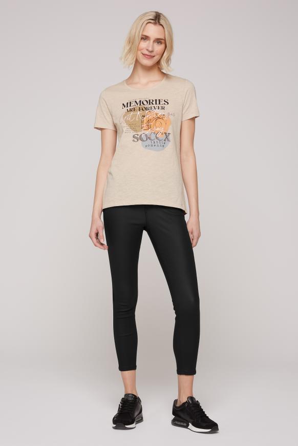 T-Shirt mit Kunstdruck
