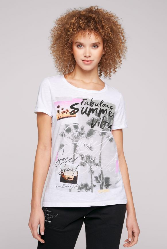 T-Shirt mit Print-Artwork