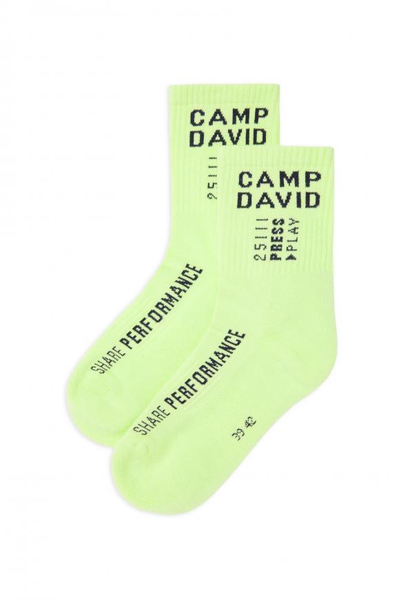 Tennissocken mit Intarsia-Logo, 2er-Pack