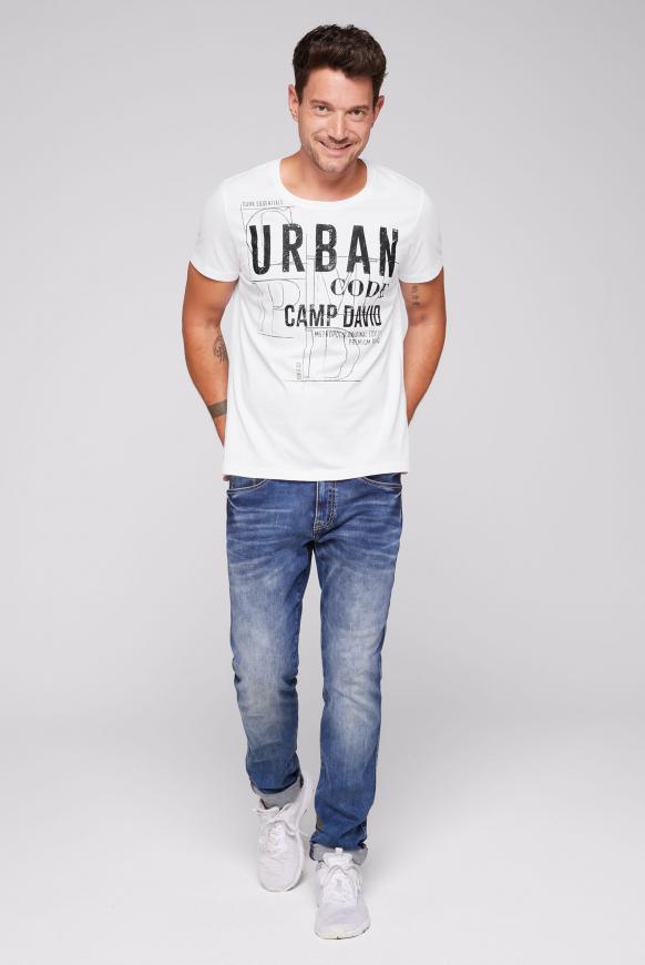 Urban T-Shirt mit Label Print