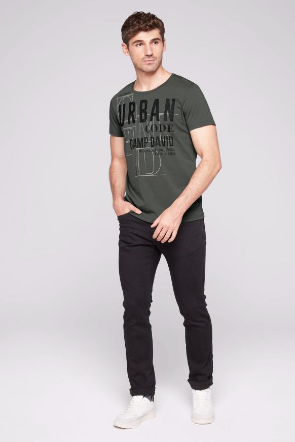 Urban T-Shirt mit Label Print