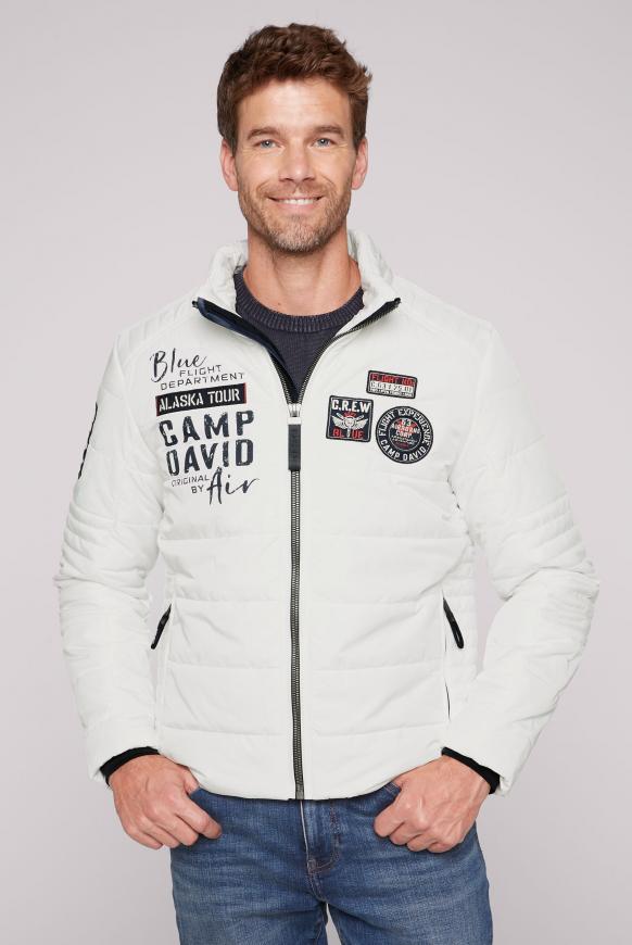 Winterjacke im Biker Look