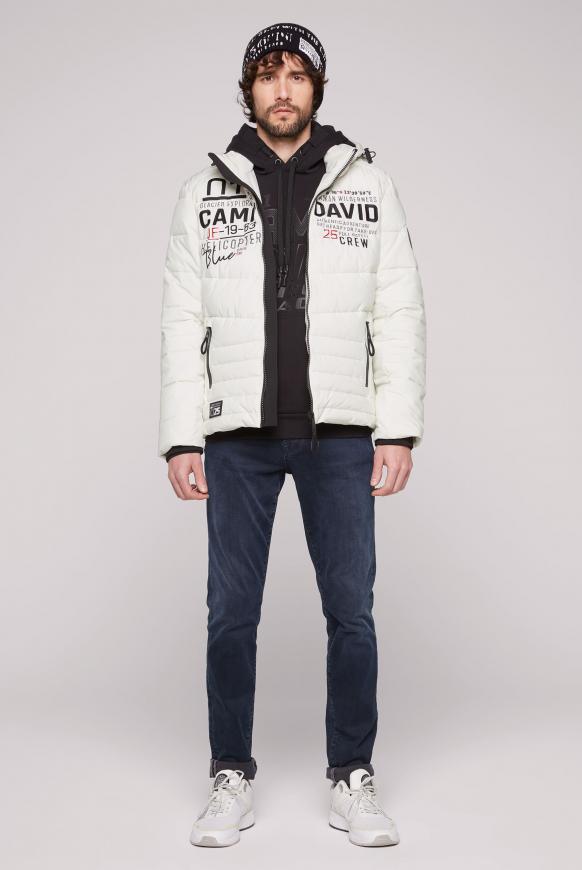 Winterjacke mit Kapuze im Ski-Design