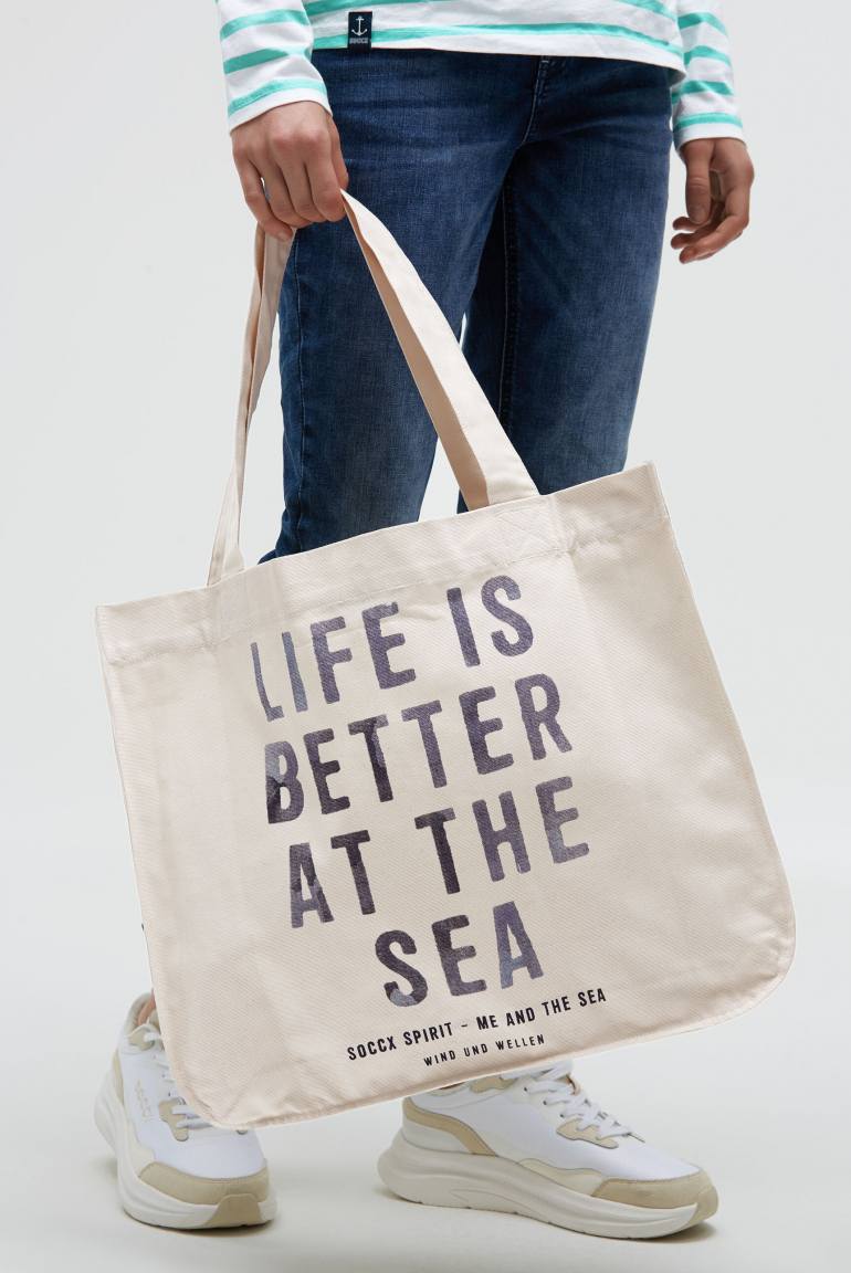 Canvas Tasche mit Label Prints