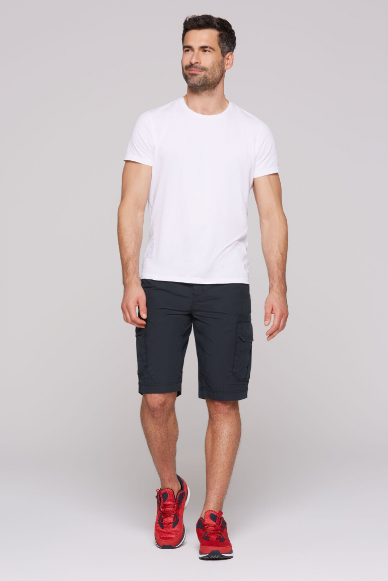 Cargo Shorts mit Logo-Tapes