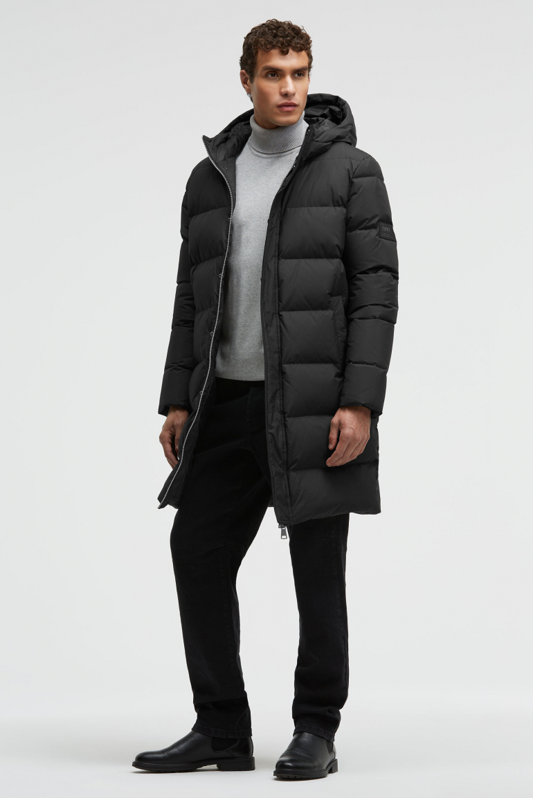 Daunen-Parka mit Kapuze