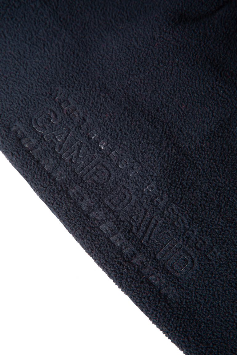 Fleece Beanie mit Logo-Prägung