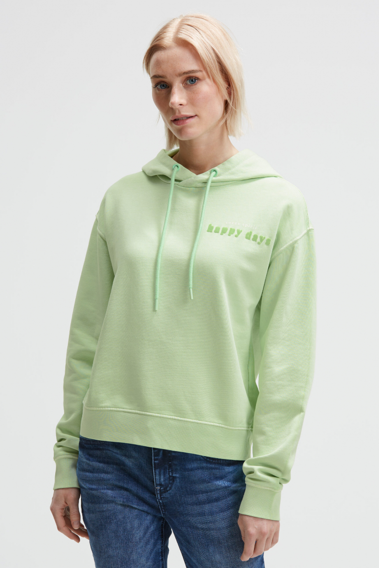 Hoodie mit dekorativem Rücken-Artwork