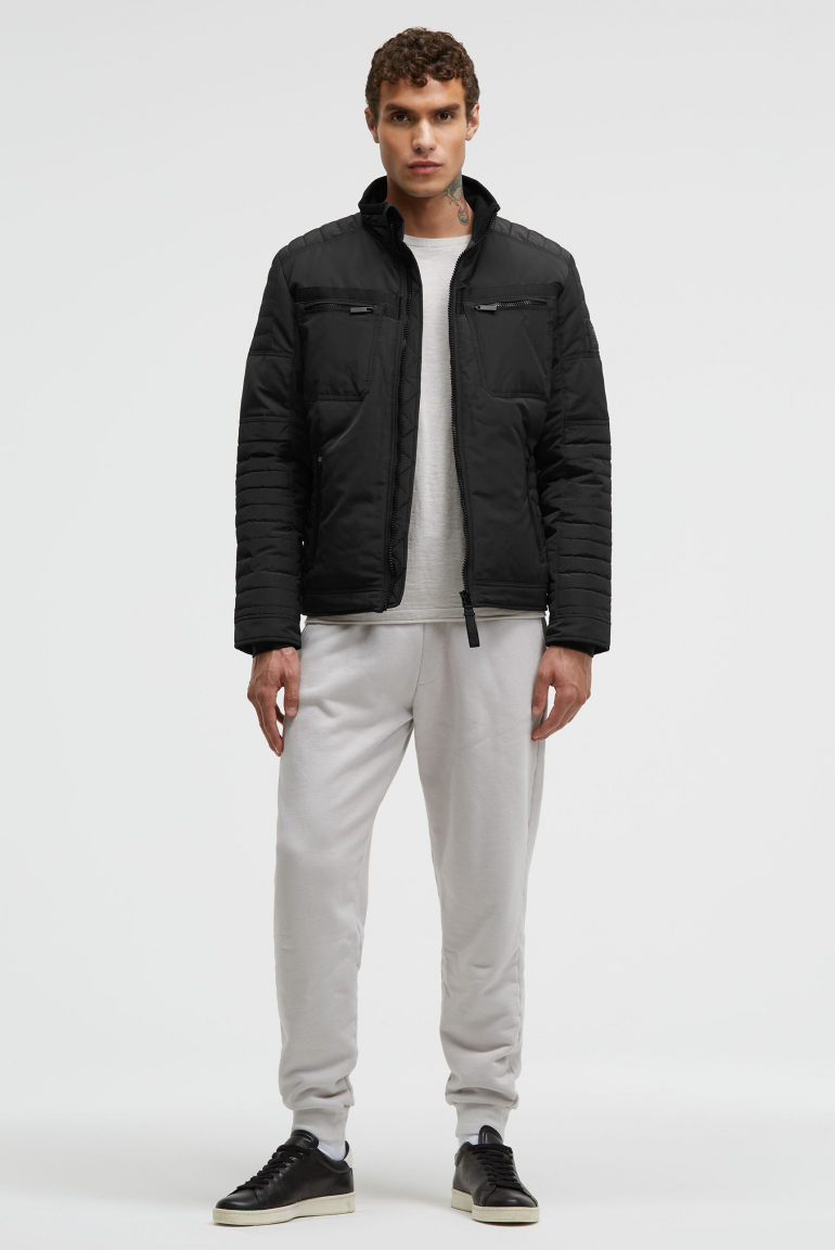 Jacke im Biker-Stil