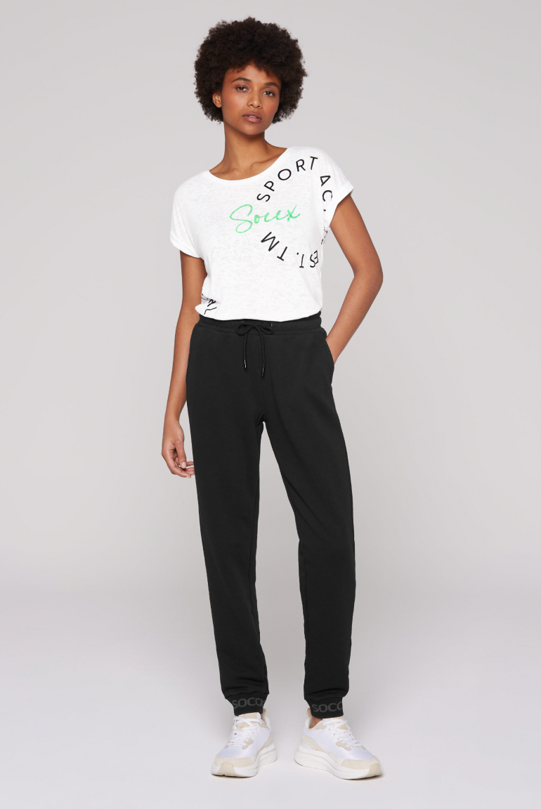 Jogginghose mit Logo-Bündchen