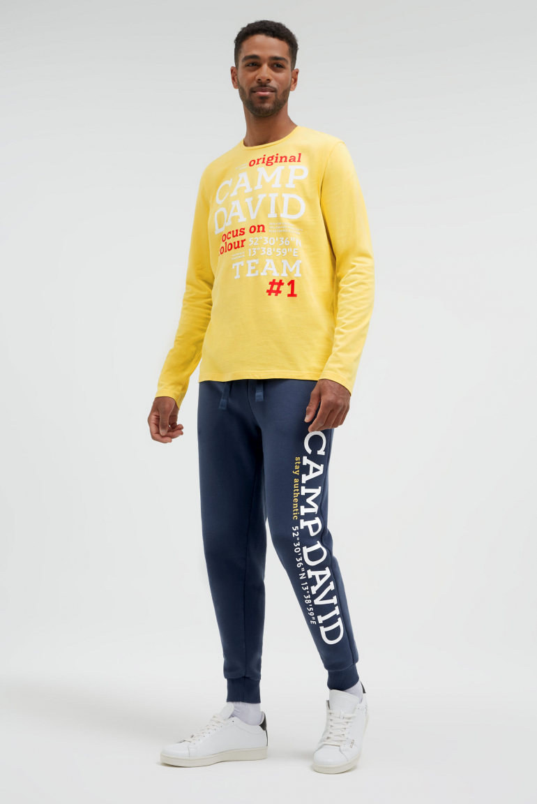 Jogginghose mit Logo Rubber Print