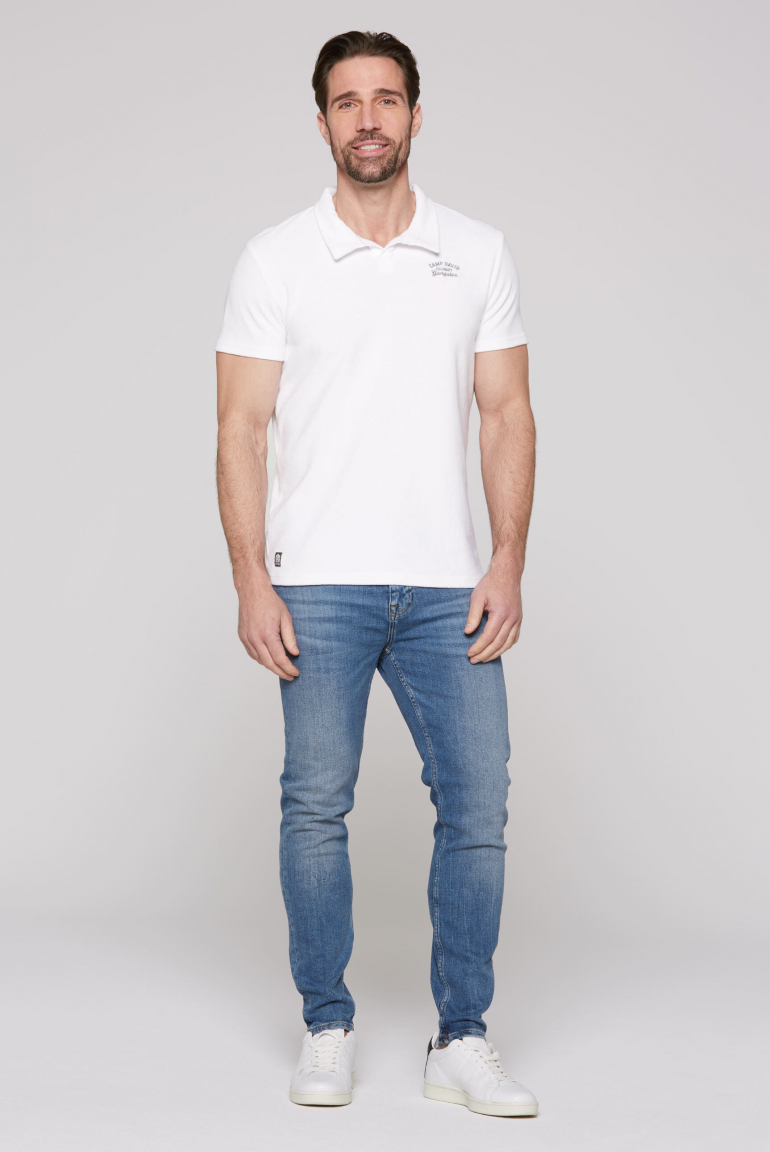 Kurzarmpolo im Frottee-Design