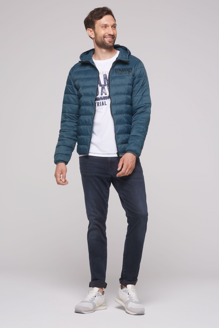Leichte Steppjacke mit Kapuze
