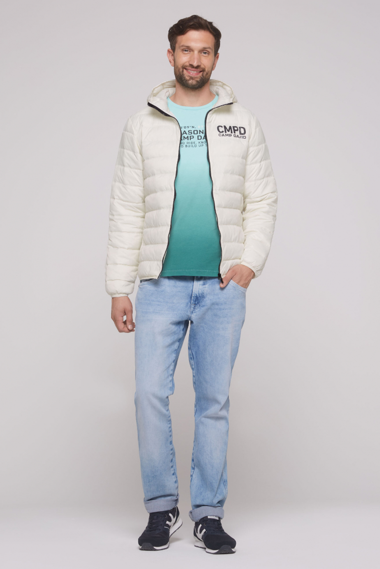 Leichte Steppjacke mit Kapuze