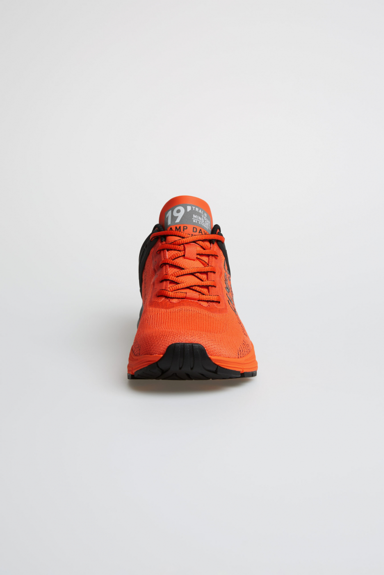 Leichter Sneaker im Knit-Design mit Logo Artwork