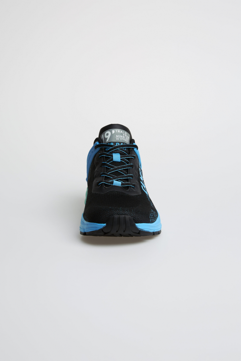 Leichter Sneaker im Knit-Design mit Logo Artwork