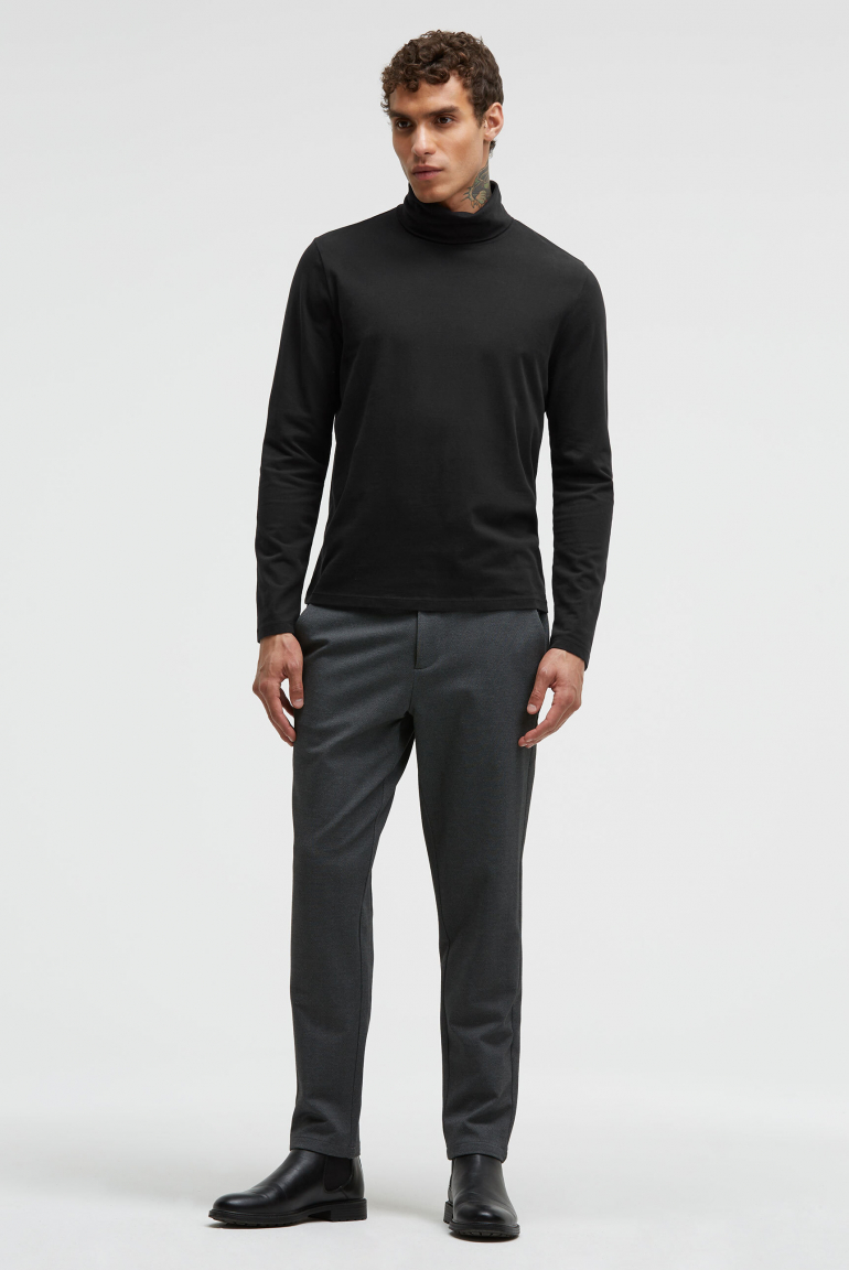 Longsleeve mit Rollkragen