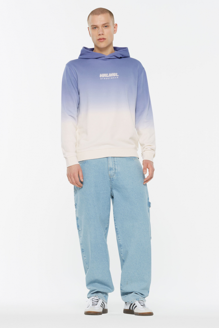 MON-TEL Hoodie Dip Dyed printed