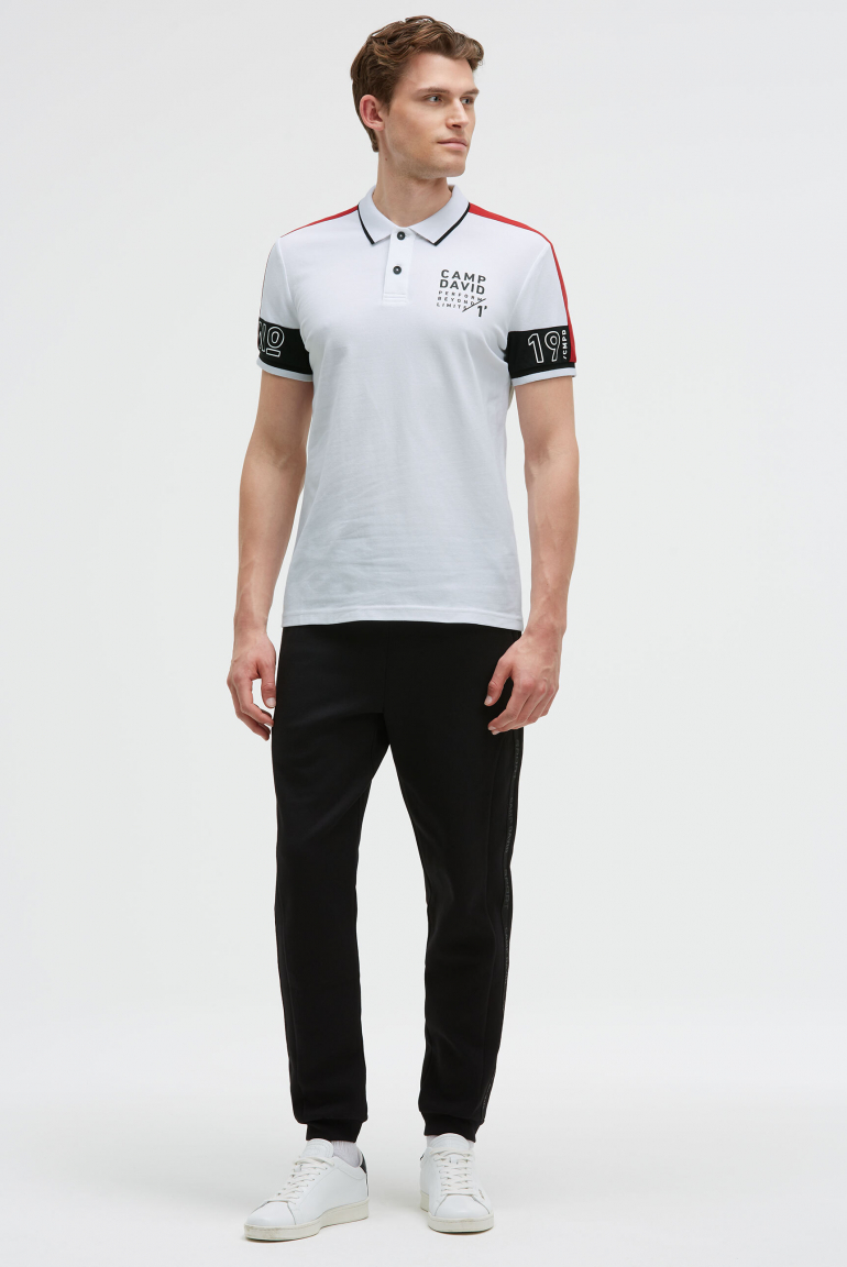 Pikee-Polo mit Colour-Blocking