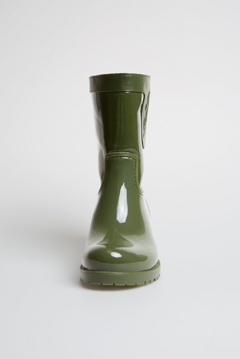 Regenstiefel mit Logo-Prägung
