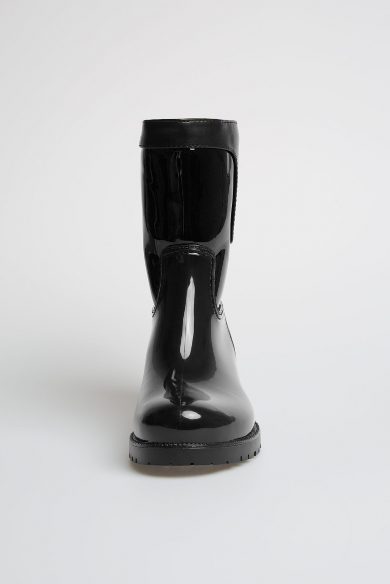 Regenstiefel mit Logo-Prägung
