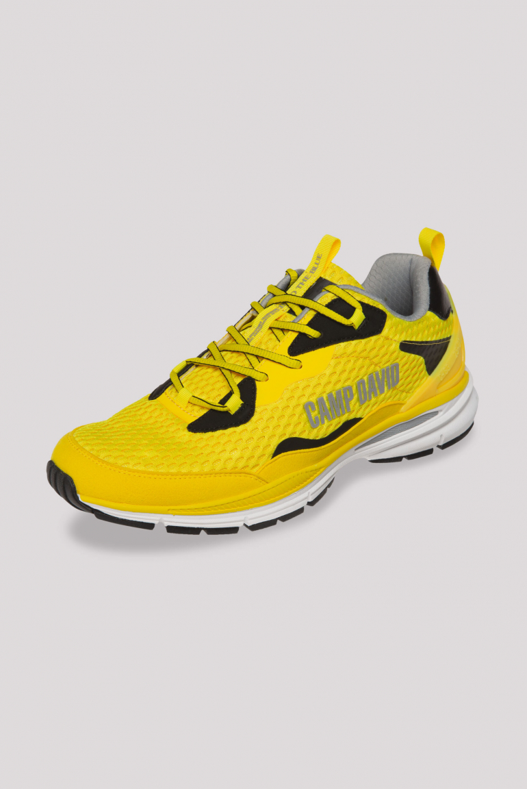 Running Sneaker mit Mesh-Struktur und Logo