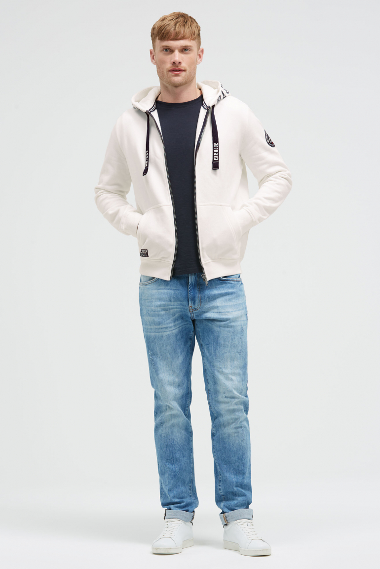Sweatjacke mit Kapuzen-Artwork
