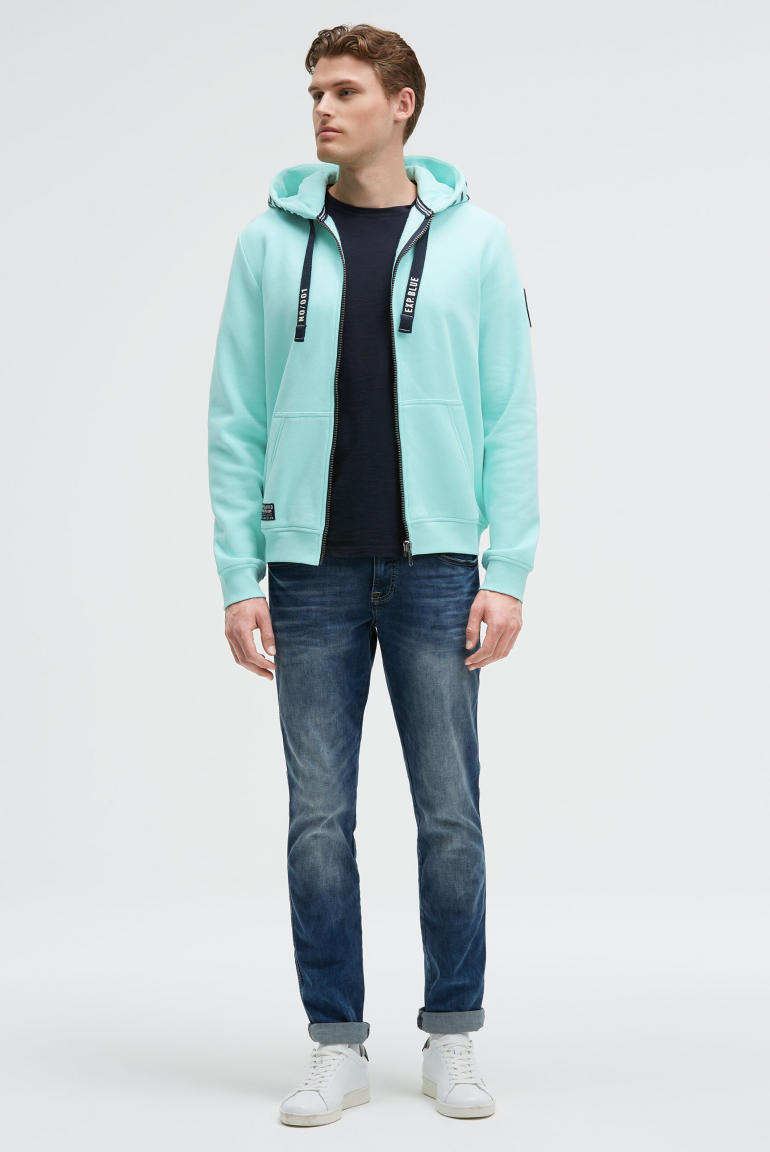 Sweatjacke mit Kapuzen-Artwork