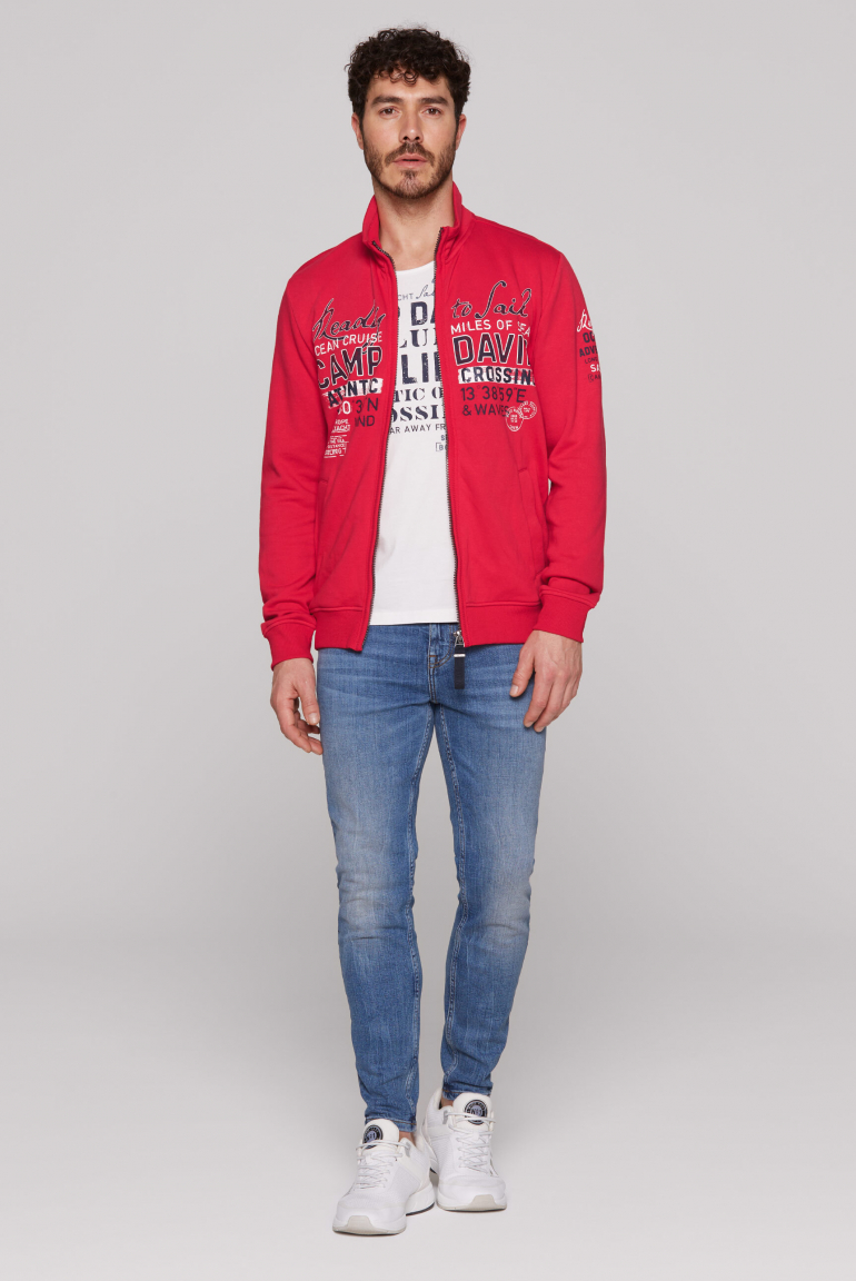 Sweatjacke mit Logo Artworks