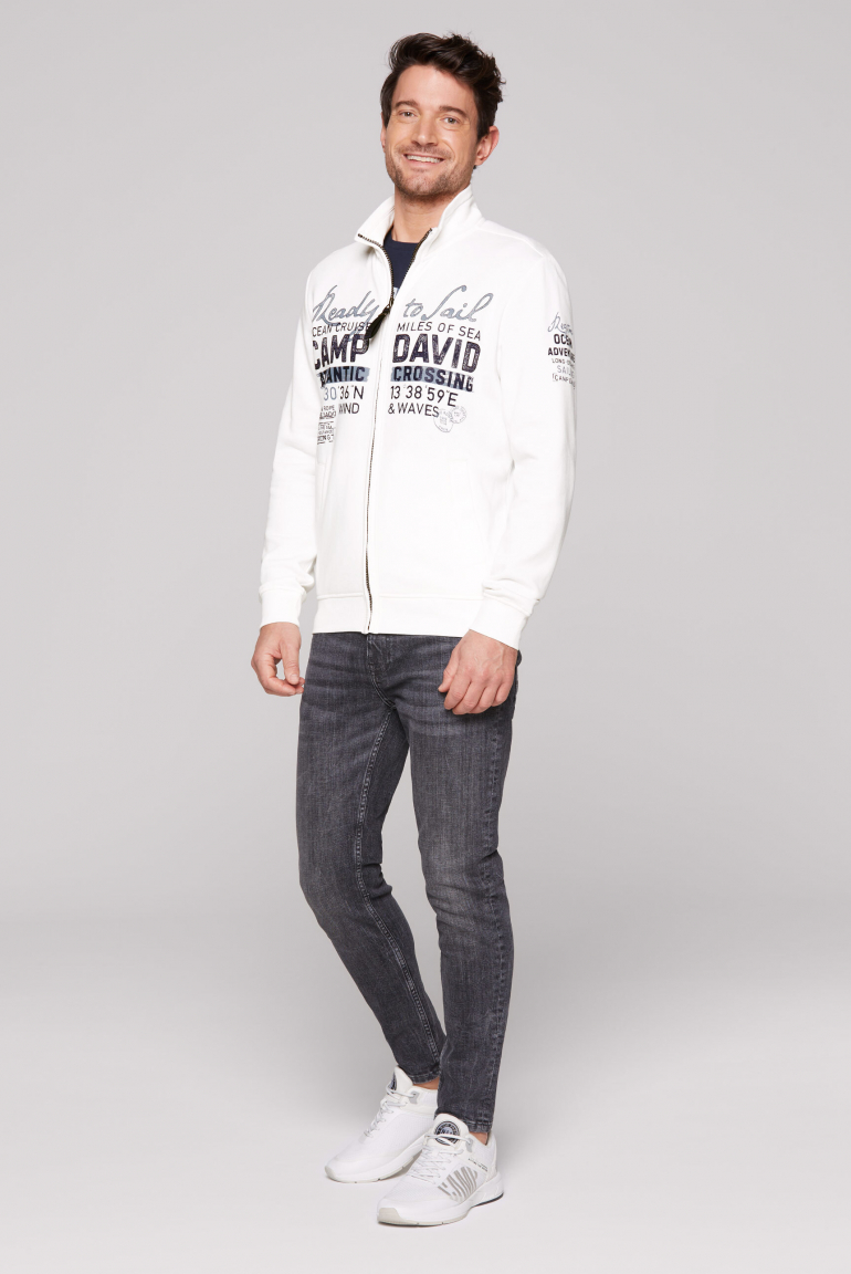 Sweatjacke mit Logo Artworks
