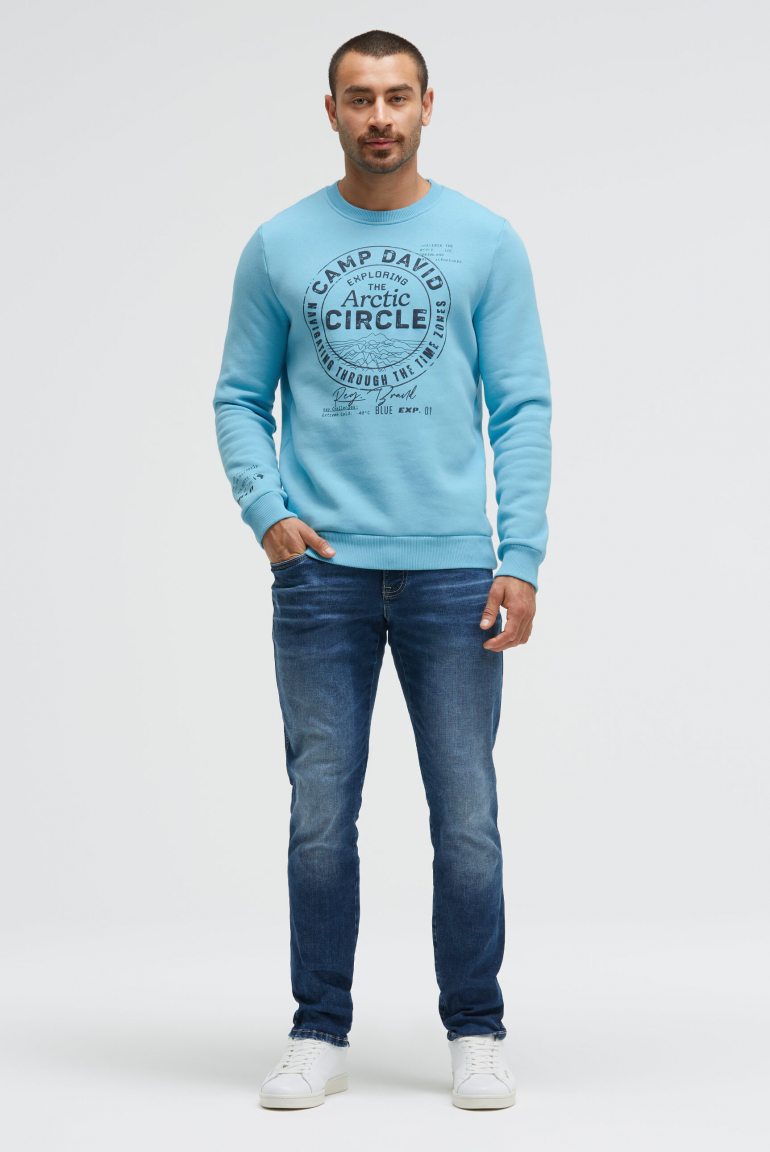 Sweatshirt mit Puffprint
