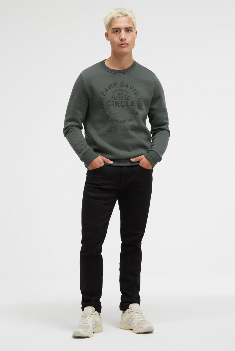 Sweatshirt mit Puffprint