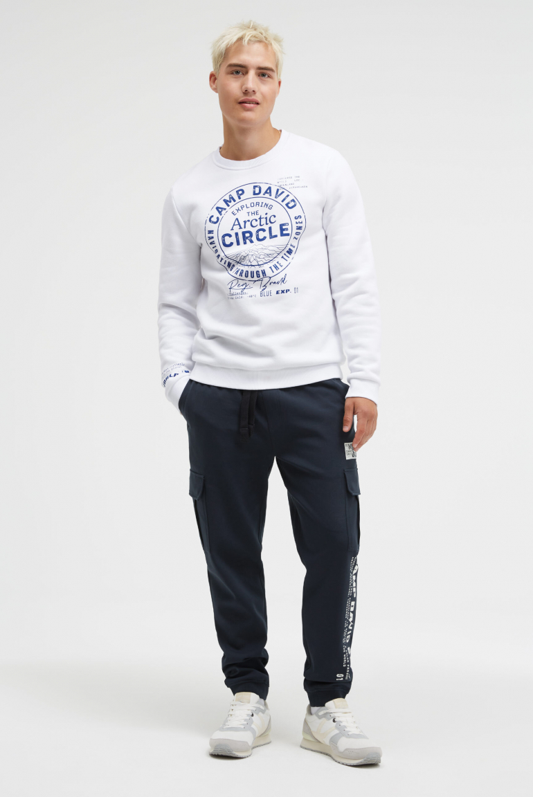 Sweatshirt mit Puffprint