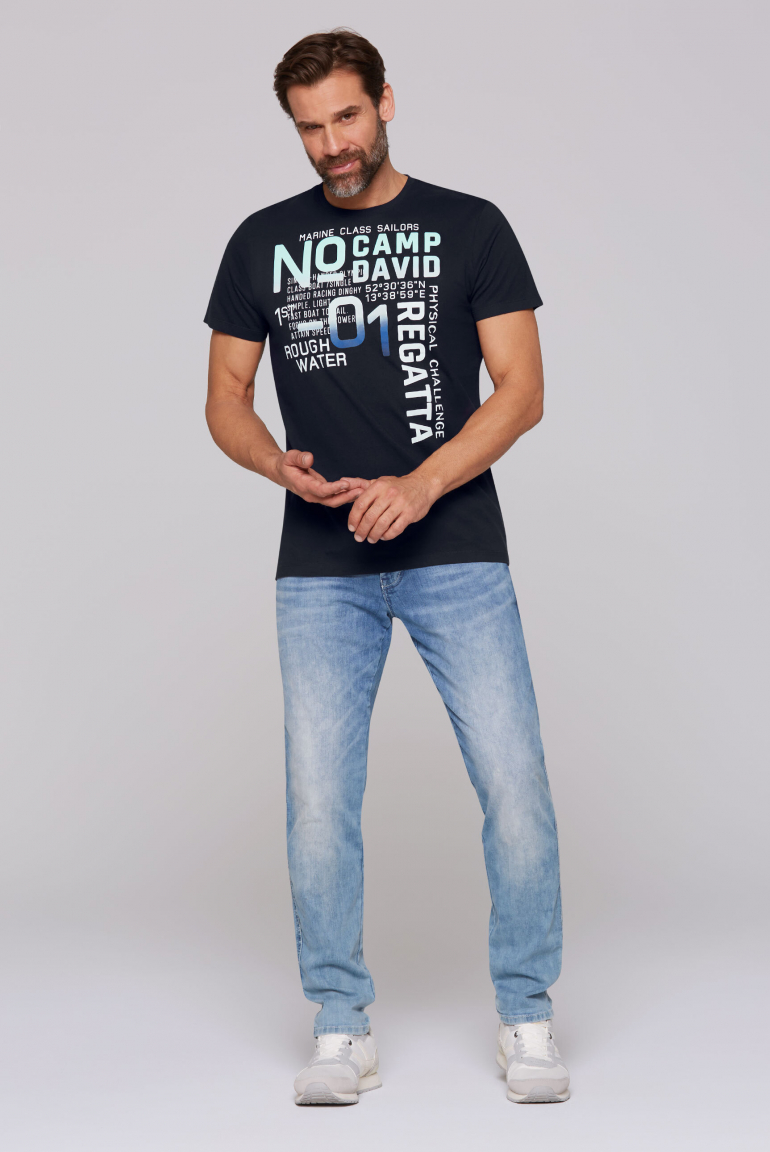 T-Shirt mit Colour Gradient Print