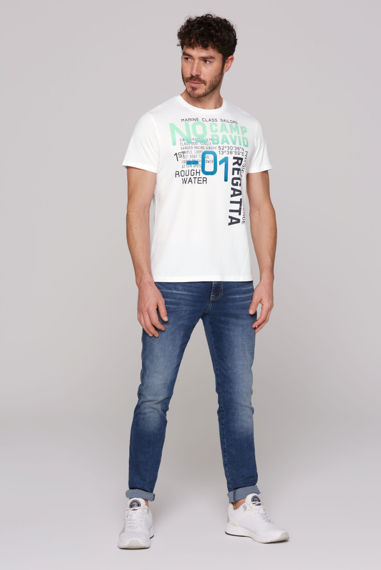 T-Shirt mit Colour Gradient Print