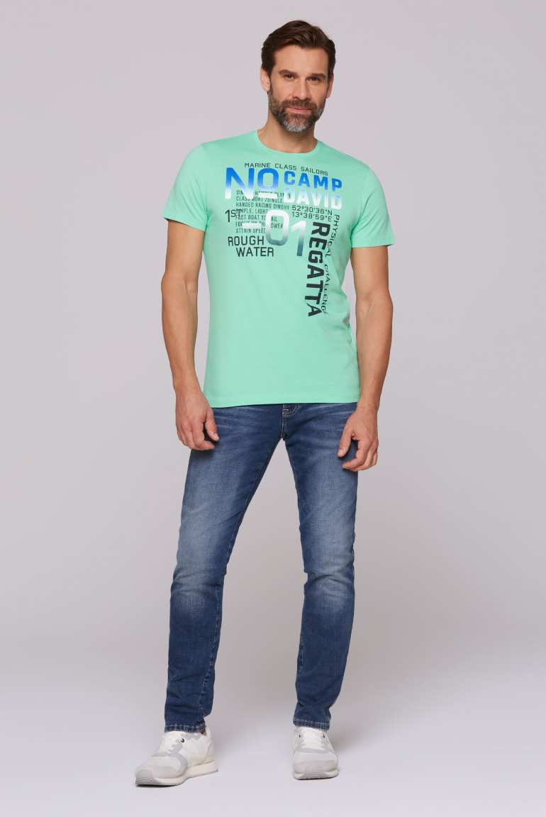 T-Shirt mit Colour Gradient Print