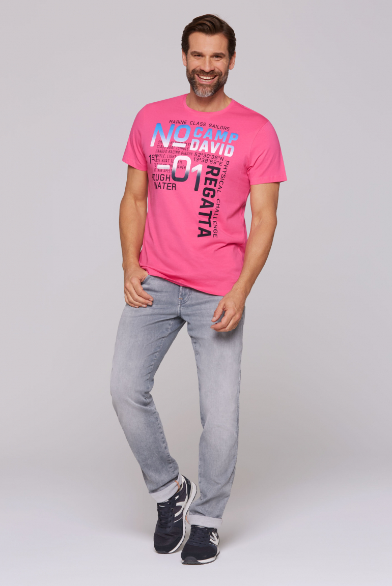 T-Shirt mit Colour Gradient Print