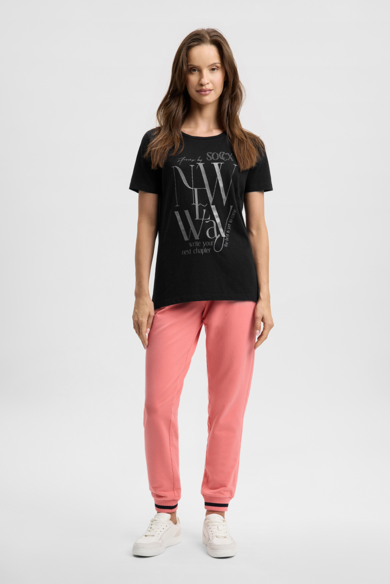 T-Shirt Rundhals mit Artwork