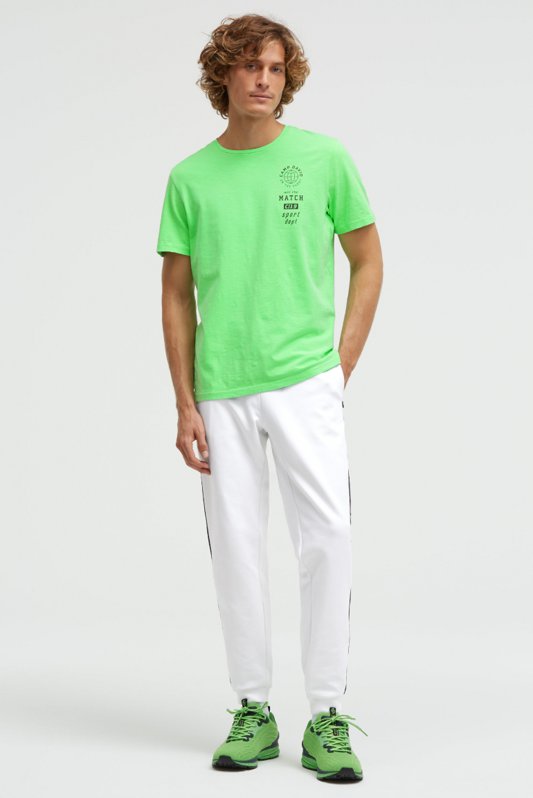 T-Shirt Rundhals mit kleinen Folienprints