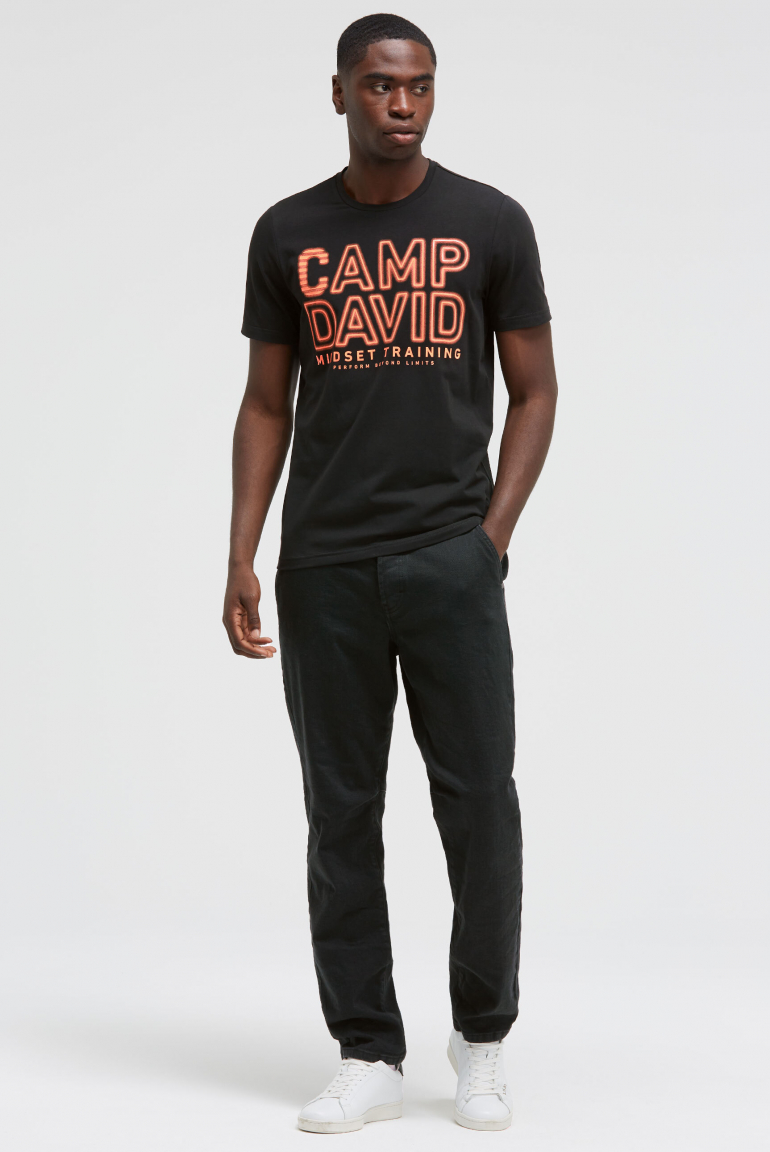 T-Shirt Rundhals mit Logo Artwork