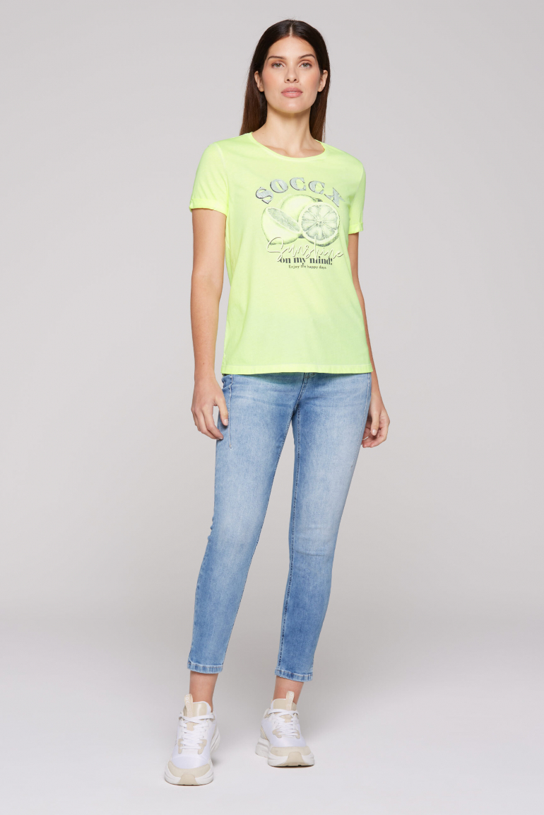 T-Shirt Rundhals mit Photoprint