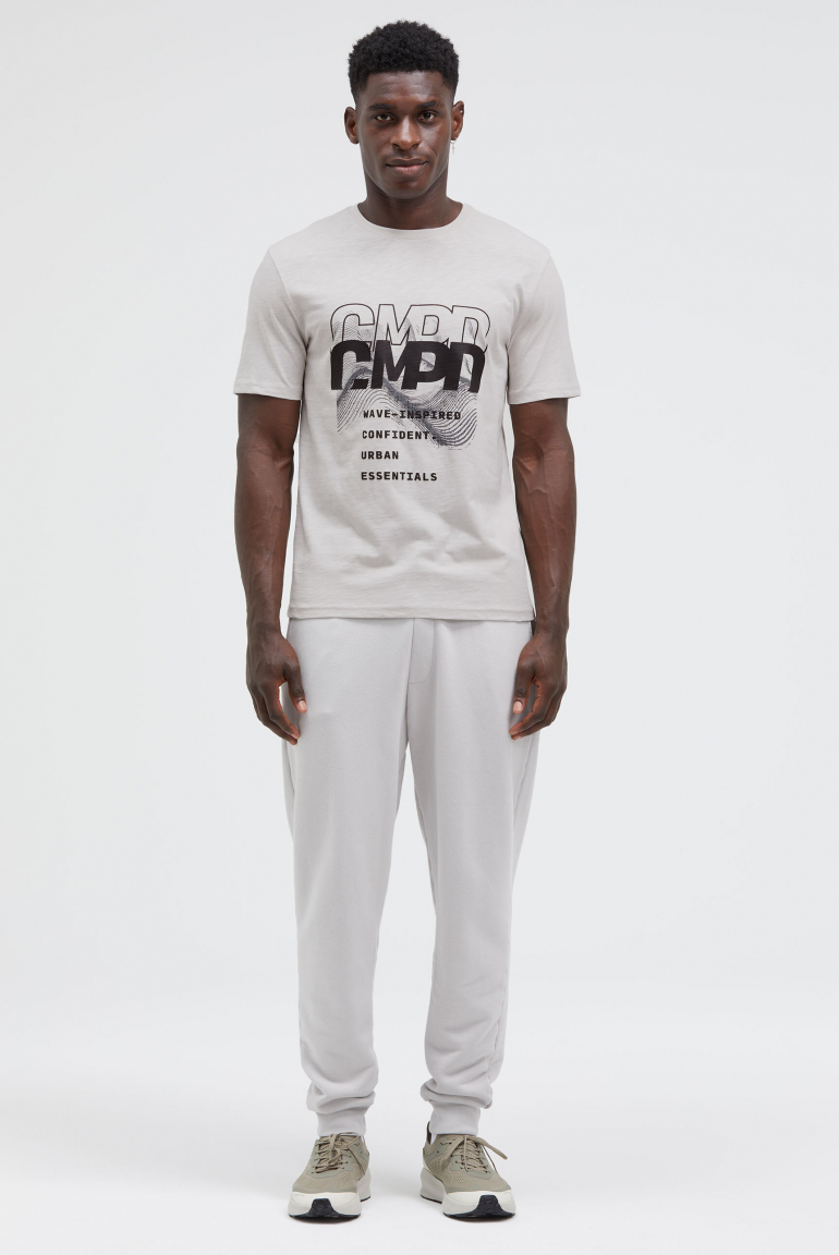 T-Shirt Rundhals mit Rubber Artwork