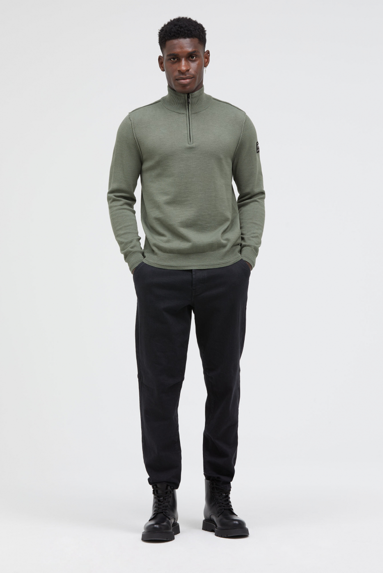 Troyer-Pullover mit Zipper