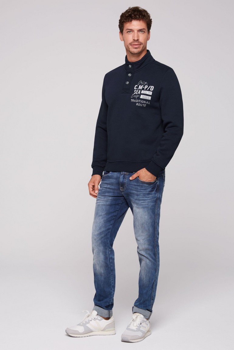 Troyer-Sweatshirt mit Logo Artworks