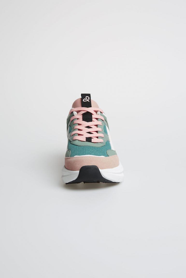 Wedge Sport Sneaker mit Dip-Dye-Sohle
