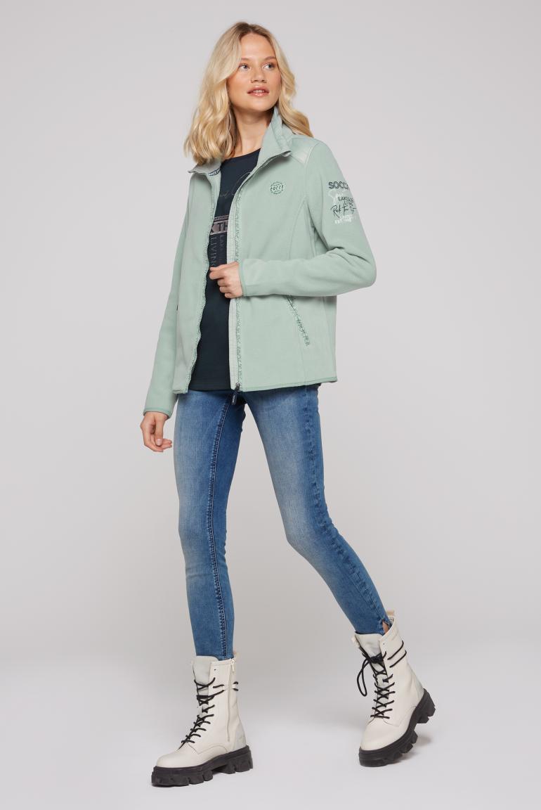 CAMP DAVID & SOCCX | lake Fleecejacke tonigen im Materialmix