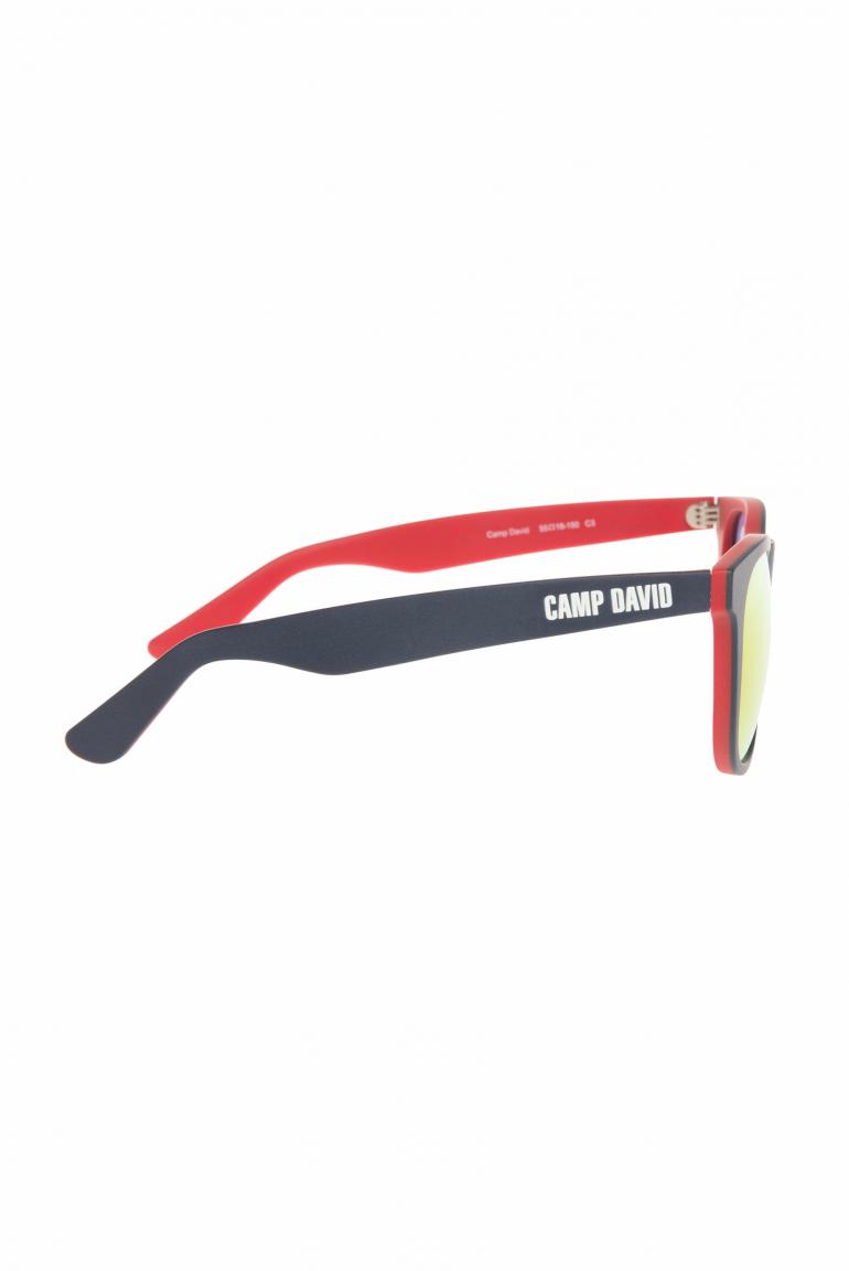 Sonnenbrille mit Vollrandfassung blue / red - CAMP DAVID & SOCCX